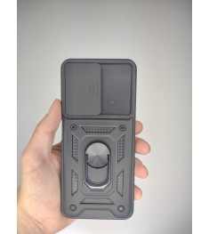 Броньований чохол Ring Serge Armor Case для Xiaomi Poco X4 GT (ShutCam) (Чорний)..