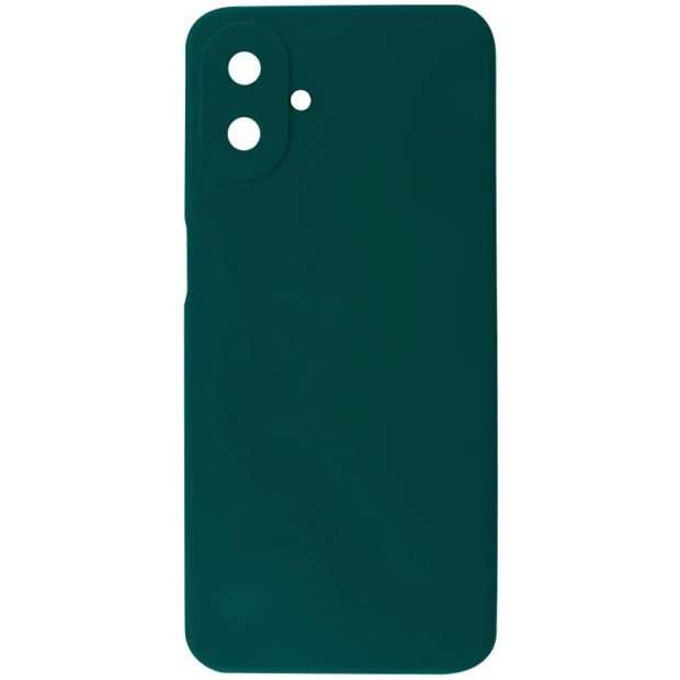 Силікон Original Premium Samsung Galaxy A07 (ShutCam) (Темно-зелений)