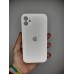 Оригінальний силіконовий чохол Square RoundCam для Apple iPhone 11 (06) білого кольору.