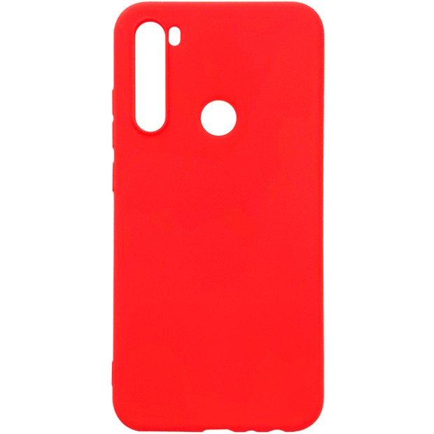 Силіконовий чохол iNavi Color для Xiaomi Redmi Note 8 (Червоний)