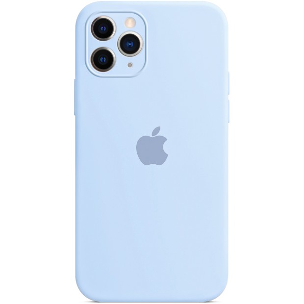 Силіконовий оригінальний чохол RoundCam для Apple iPhone 11 Pro Max (15) Ліловий (уцінка) (категорія 1)