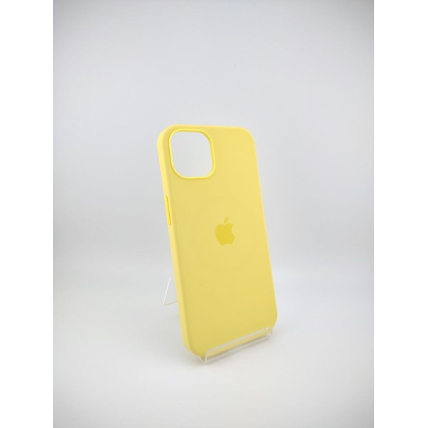 Чехол Silicone Case with MagSafe Apple iPhone 13 (Lemon Zest)