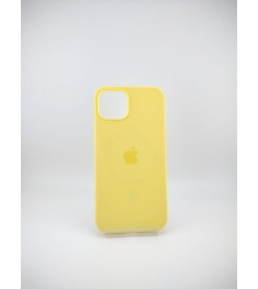 Силіконовий чохол з MagSafe для Apple iPhone 13 (лимонна цедра)