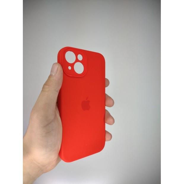 Силіконовий Оригінальний Чохол RoundCam для Apple iPhone 14 (05) Product RED