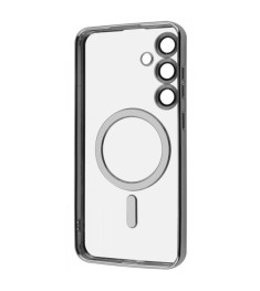 Чохол UMKU Shining with MagSafe для Samsung Galaxy S24  /  S25 (Сріблястий)