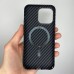 Case-Cover Carbon MagSafe for Apple iPhone 14 Pro Max (Black)