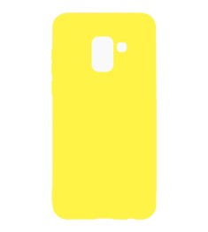 Силикон iNavi Color Samsung Galaxy A8 Plus (2018) A730 (желтый)