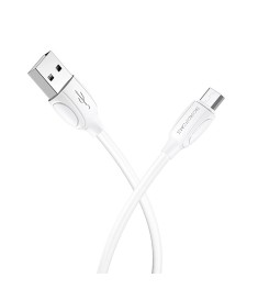 USB-кабель Borofone BX19 Benefit (MicroUSB) (Белый)