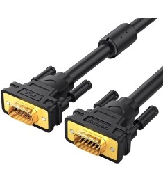 Кабель UGREEN VG101 VGA - VGA 1.5м (Чорний) (11630)