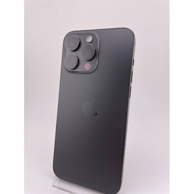Мобільний телефон Apple iPhone 15 Pro Max 512Gb (Black Titanium) (Grade A+) 89% Б / В