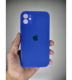 Силіконовий чохол Original Square RoundCam для Apple iPhone 11 (48) ультрамарин
