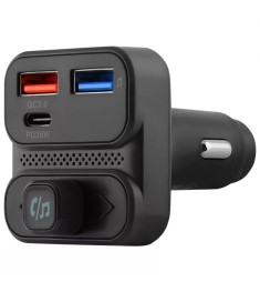 FM-модулятор Proove Luxor SE 36W PD + QC3.0 (1USB  /  1Type-C) (Сірий)