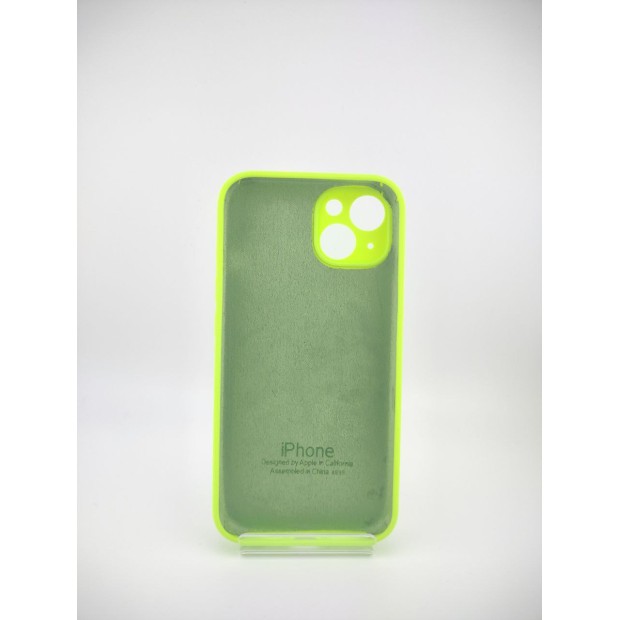 Силіконовий чохол Original RoundCam для Apple iPhone 13 (27) трав'яний зелений