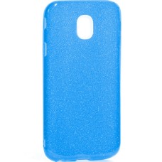 Силикон Glitter Samsung Galaxy J3 (2017) J330 (Голубой)