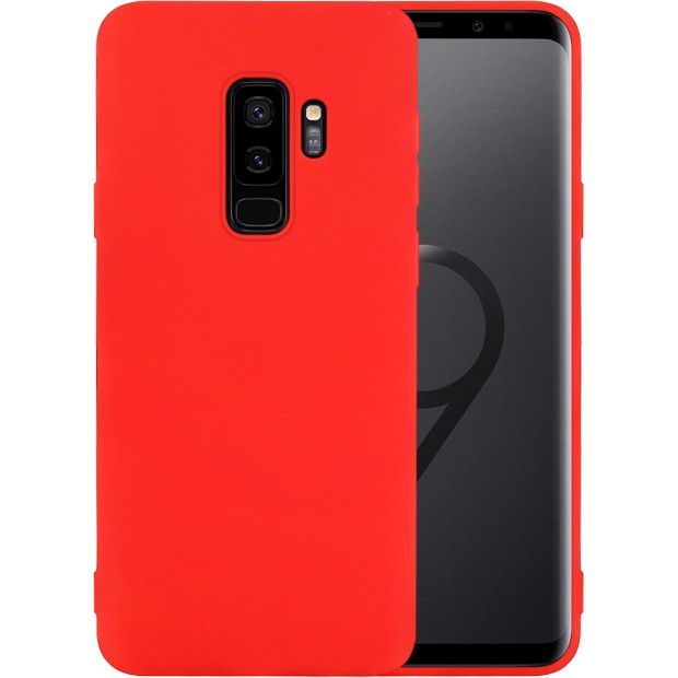 Силикон iNavi Color Samsung Galaxy S9 Plus (Красный)
