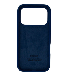 Силіконовий оригінальний круглий чохол для Apple iPhone 17 Pro (01) Bilberry