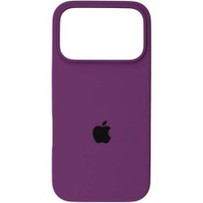 Силіконовий оригінальний круглий чохол для Apple iPhone 17 Pro (01) Bilberry