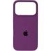 Силіконовий оригінальний круглий чохол для Apple iPhone 17 Pro (01) Bilberry