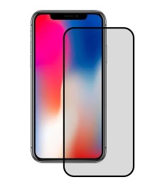 Захисне скло 5D Matte 2.0 HD для Apple iPhone X  /  XS  /  11 Pro Чорне