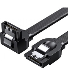 Кабель UGREEN US217 кутовий SATA3 - SATA3 (0.5 м) (чорний)