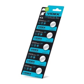 Батарейка Videx CR1616 (1шт)