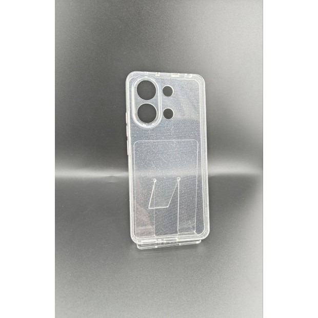 Силікон Brilliant Xiaomi Redmi Note 13 4G (ShutCam) (Прозорий)