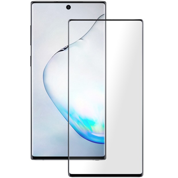 Захисне скло 5D Ceramic для Samsung Galaxy Note 10 Чорне