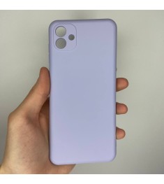 Силикон Original Case Samsung Galaxy A04 (2022) (ShutCam) (Фиалковый)