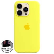 Силіконовий оригінальний чохол круглої форми для Apple iPhone 14 Pro (40) Flash