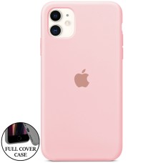 Силіконовий оригінальний чохол Apple iPhone 11 (08) рожевий пісок.