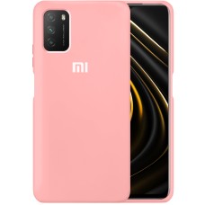 Силикон Original 360 Case Logo Xiaomi Poco M3 (Розовый)