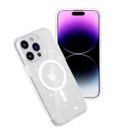 Накладка Apple 16 Pro (Glitter Transparent)