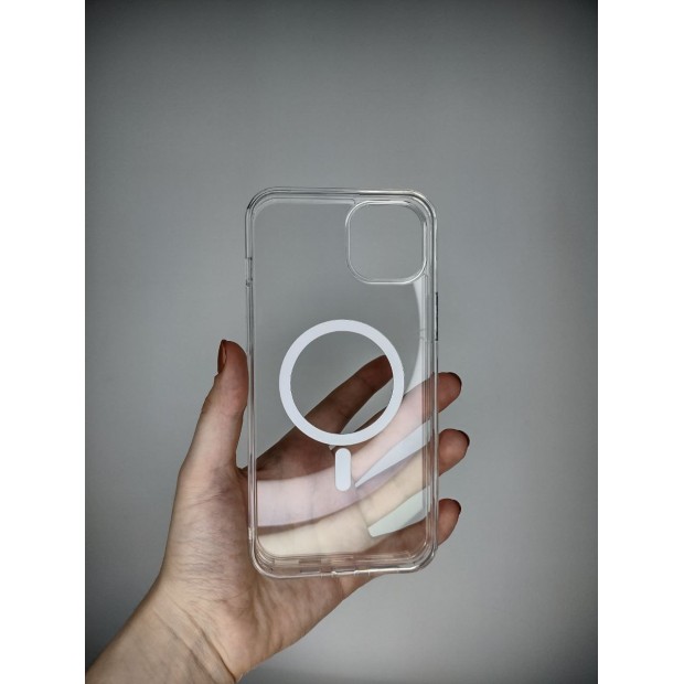 Обкладинка Monblan Magsafe для Apple iPhone 14 Plus (Прозора) Обкладинка Monblan Magsafe для Apple iPhone 14 Plus (Прозора)