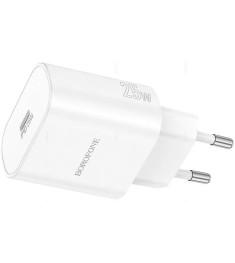 СЗП-адаптер USB Borofone BAS82A QD 25W (1Type-C) (Білий)