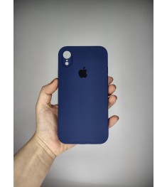 Оригінальний силіконовий чохол Square RoundCam для Apple iPhone XR (32) глибокий..