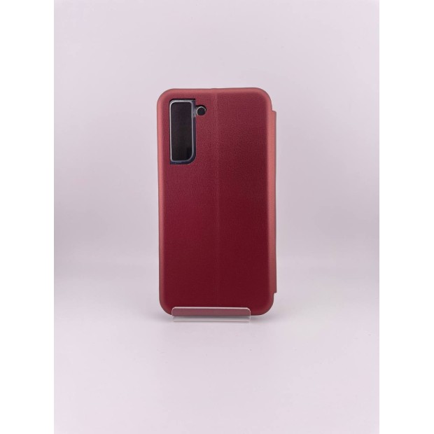 Чехол-книжка Оригинал Samsung Galaxy S21 FE (Бордовый)