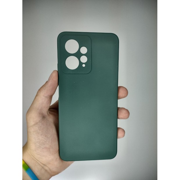 Силікон Original Xiaomi Redmi Note 12 4G (ShutCam) (Темно-зелений)