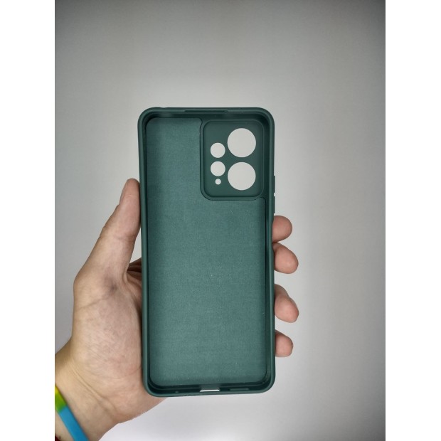 Силікон Original Xiaomi Redmi Note 12 4G (ShutCam) (Темно-зелений)