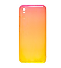 Силіконовий Gradient Design Xiaomi Redmi 9A (Червоний-жовтий)