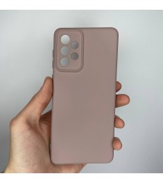 Силіконовий Original 360 чохол Samsung Galaxy A73 5G (ShutCam) (Темно-пудровий) ..