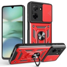 Чохол-книжка Ring Serge Armor Case для Xiaomi Redmi A5  /  Poco C71 (ShutCam) (Червоний)