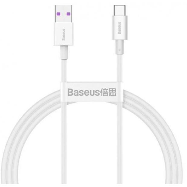 USB-кабель Baseus Superior 66W (1m) (Type-C) (Белый) CATYS-02