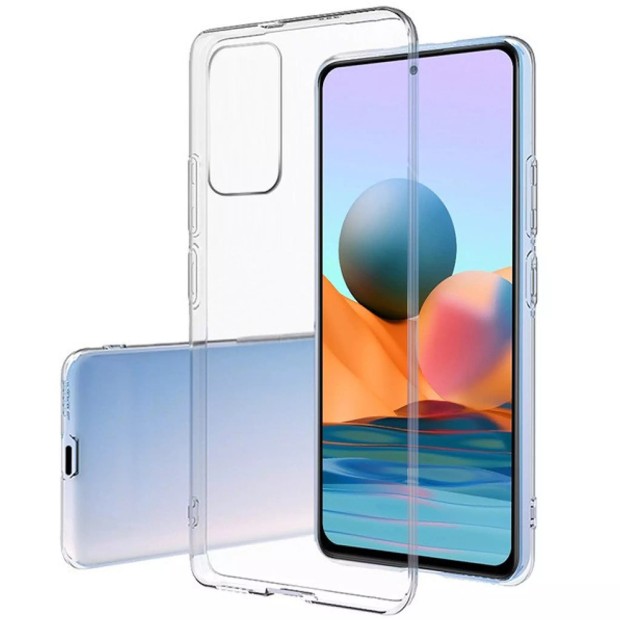 Силикон WS Xiaomi Redmi Note 10 Pro (Прозрачный)