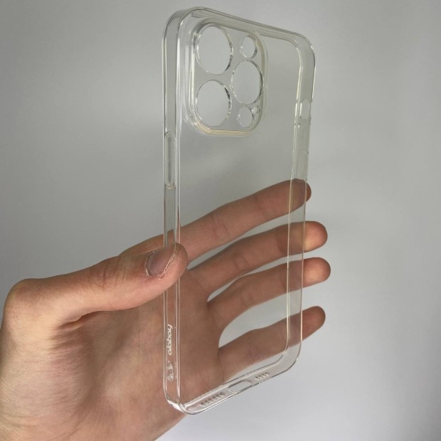 Силіконовий чохол Alabay для Apple iPhone 14 Pro Max (Прозорий)