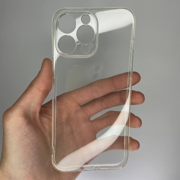 Силіконовий чохол Alabay для Apple iPhone 14 Pro Max (Прозорий)