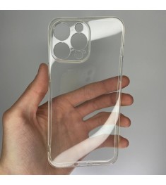 Силіконовий чохол Alabay для Apple iPhone 14 Pro Max (Прозорий)