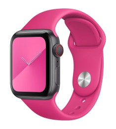 Ремешок Apple Watch Silicone 38 / 40 / 41 / SE (60) Fuchsia