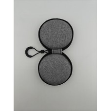 Чехол-футляр для наушников Round (8*8*3.5cm) (Серый)