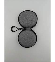 Чехол-футляр для наушников Round (8*8*3.5cm) (Серый)