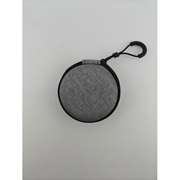 Чехол-футляр для наушников Round (8*8*3.5cm) (Серый)